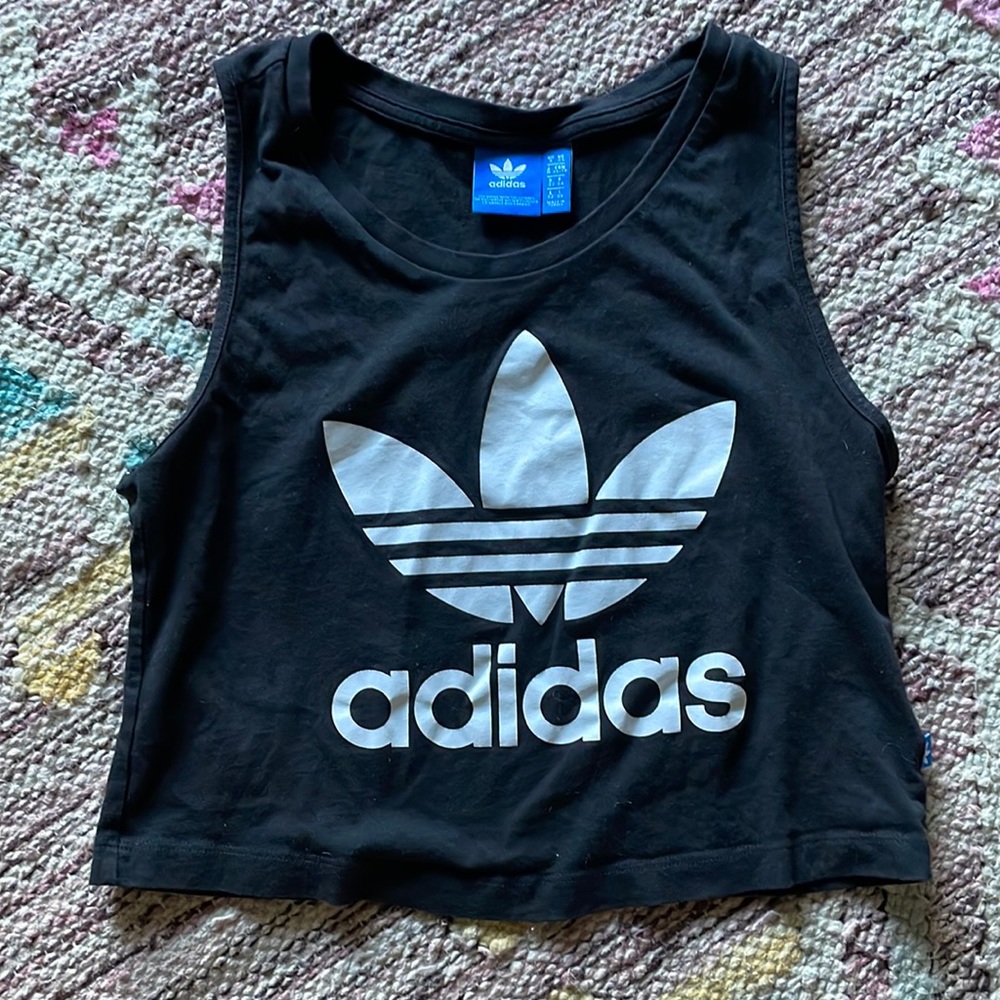 Adidas cropped tank